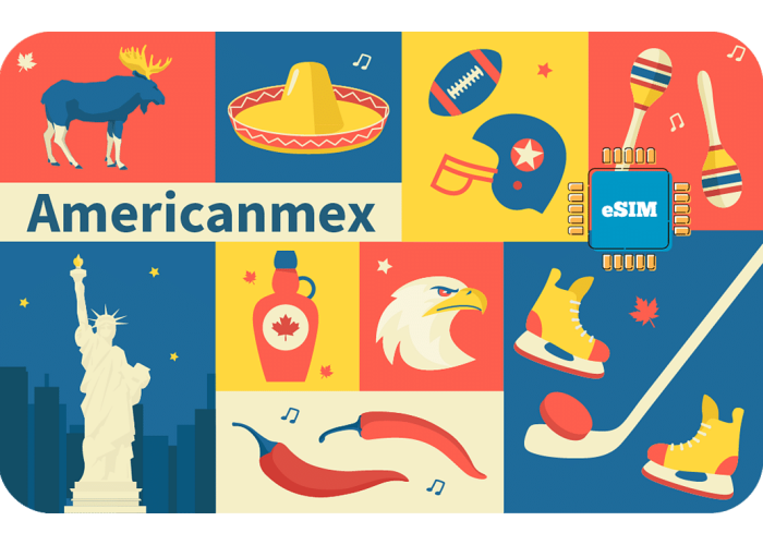 Americanmex 3 GB sim
