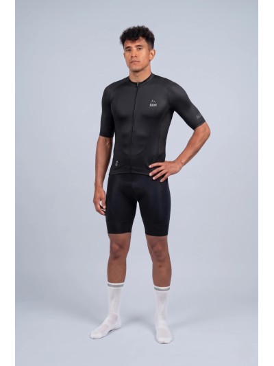 Jersey Línea Giro Manga Corta (Negro)