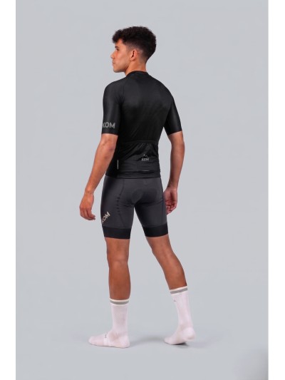 Jersey Línea Giro Manga Corta (Negro)
