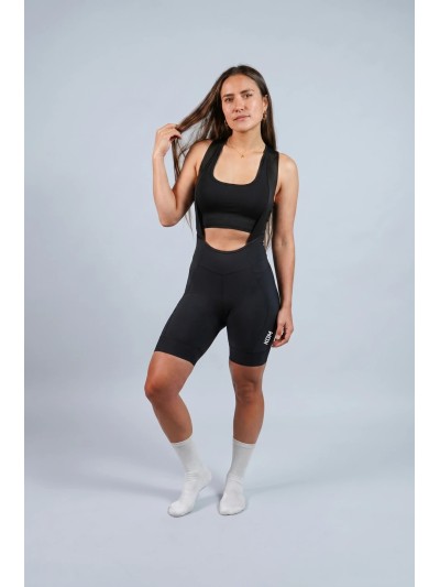 Lycra badana de ciclismo Giro Plus (Negro)