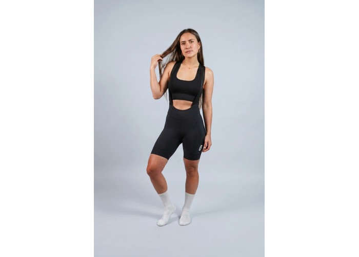Lycra badana de ciclismo Giro Plus (Negro)