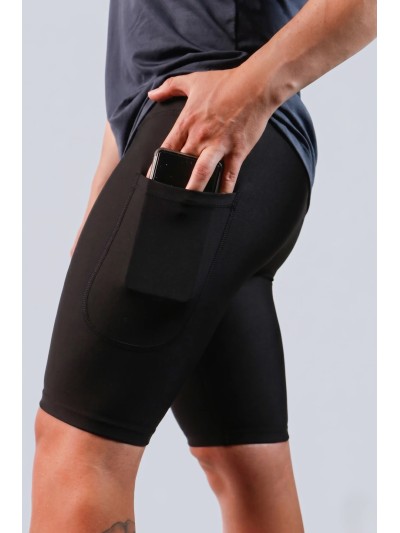 Short Biker Giro (Negro)