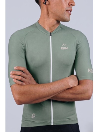 Jersey Línea Giro Manga Corta (Gris verdoso)