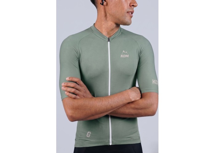 Jersey Línea Giro Manga Corta (Gris verdoso)